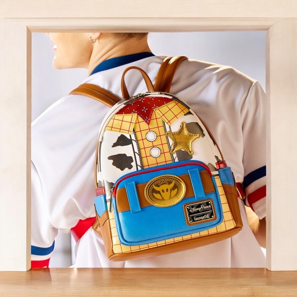 NWT Disney Parks Toy Story Woody Loungefly Mini Backpack
